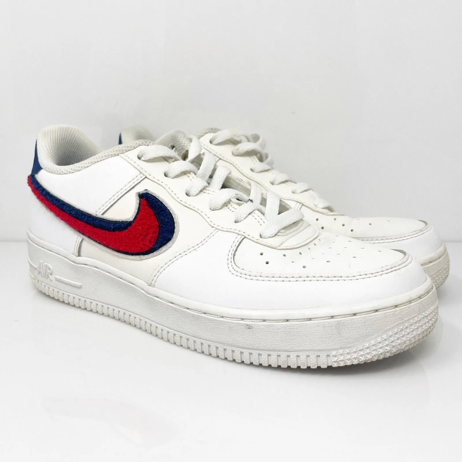 Nike Boys Air Force 1 Low A03620-101 White Casual Shoes Sneakers Size 6.5Y