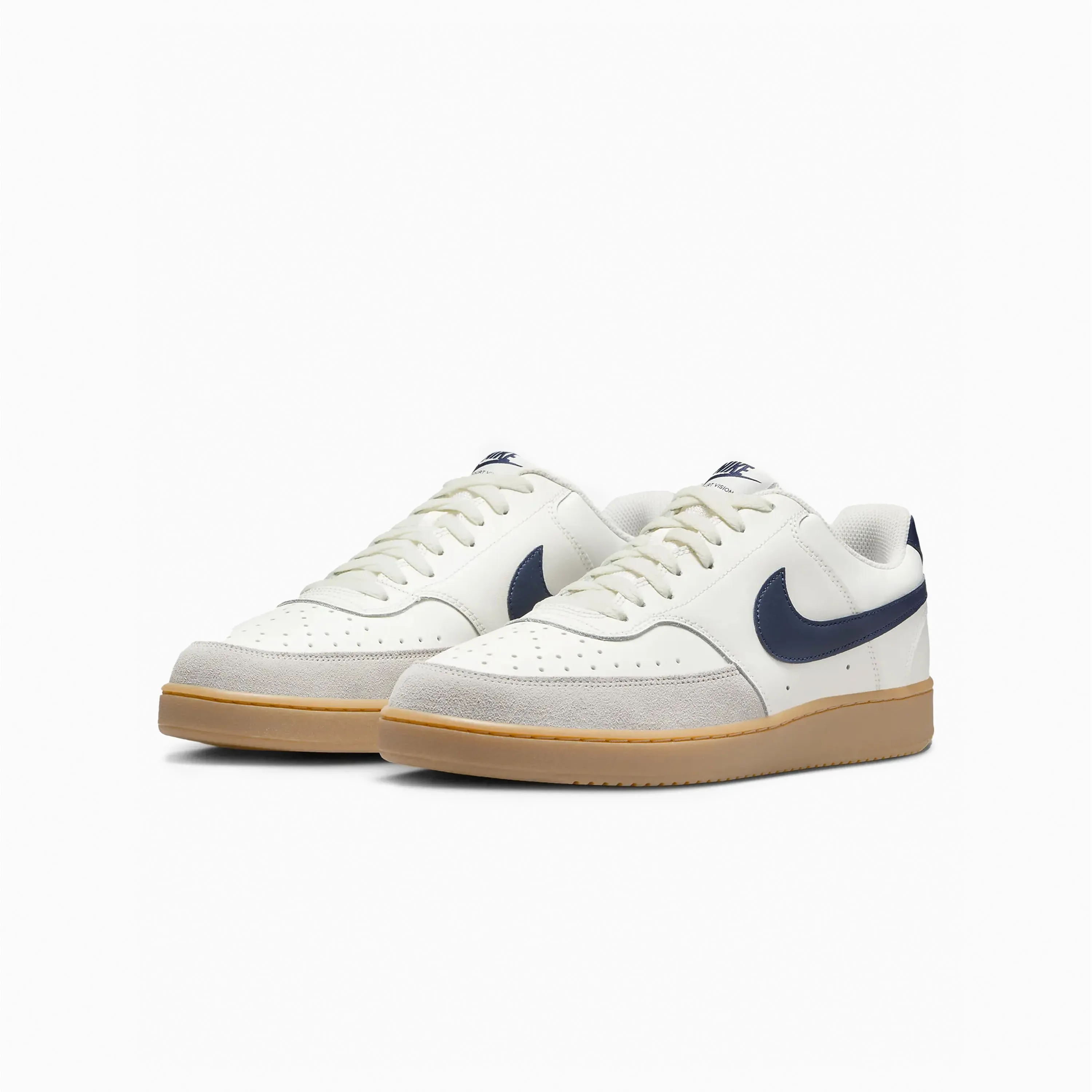 NIKE COURT VISION LOW SAIL & GUM LIGHT BROWN & LIGHT IRON ORE - HF1068