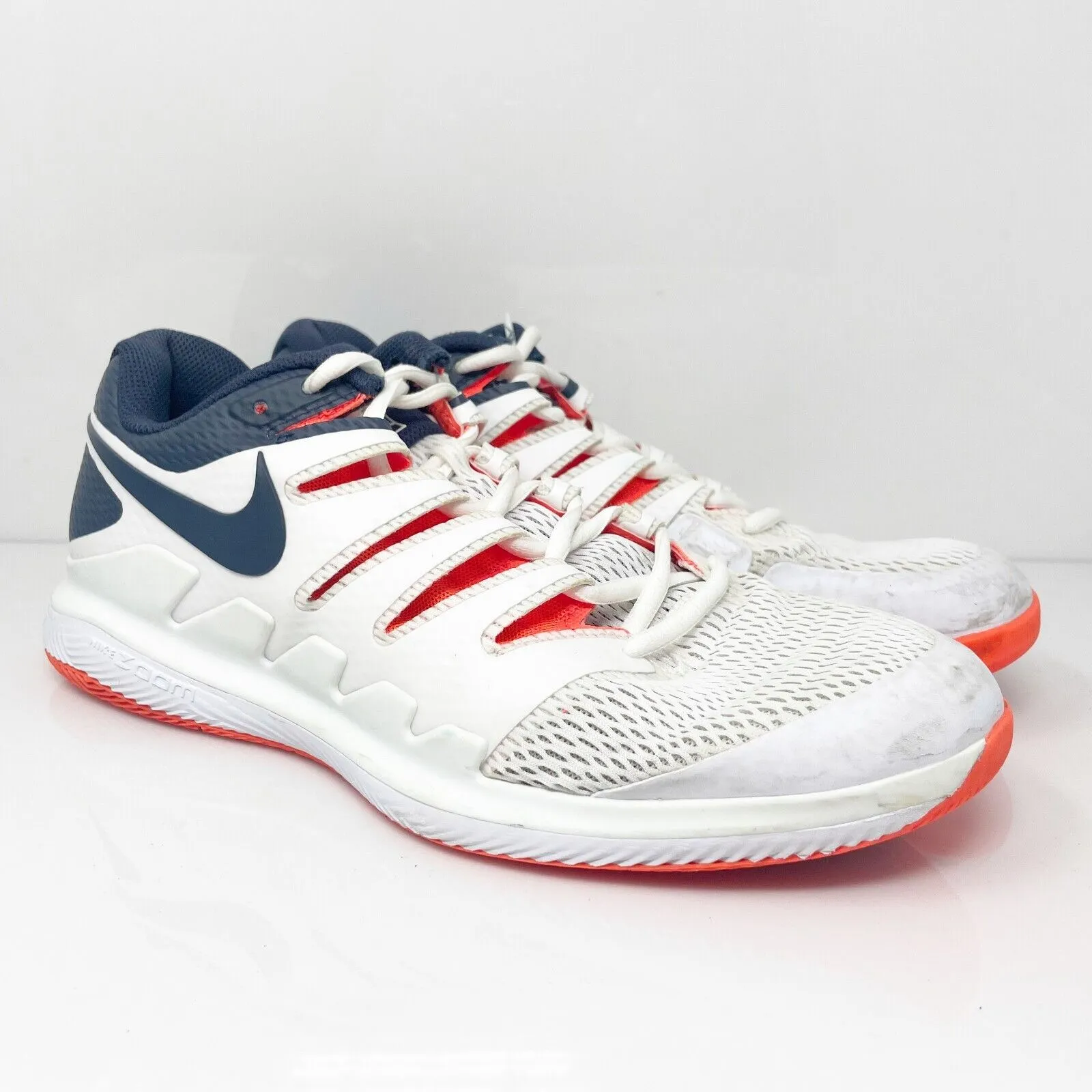 Nike Mens Air Zoom Vapor X AA8030-148 White Running Shoes Sneakers Size 11