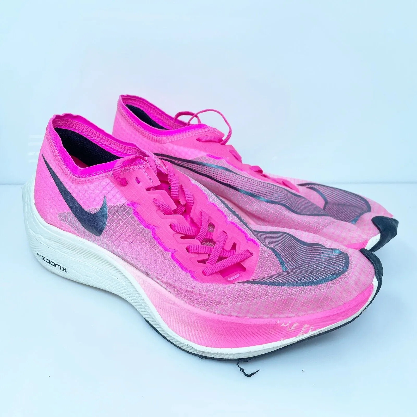 Nike Mens ZoomX Vaporfly Next AO4568-600 Pink Running Shoes Sneakers Size 7