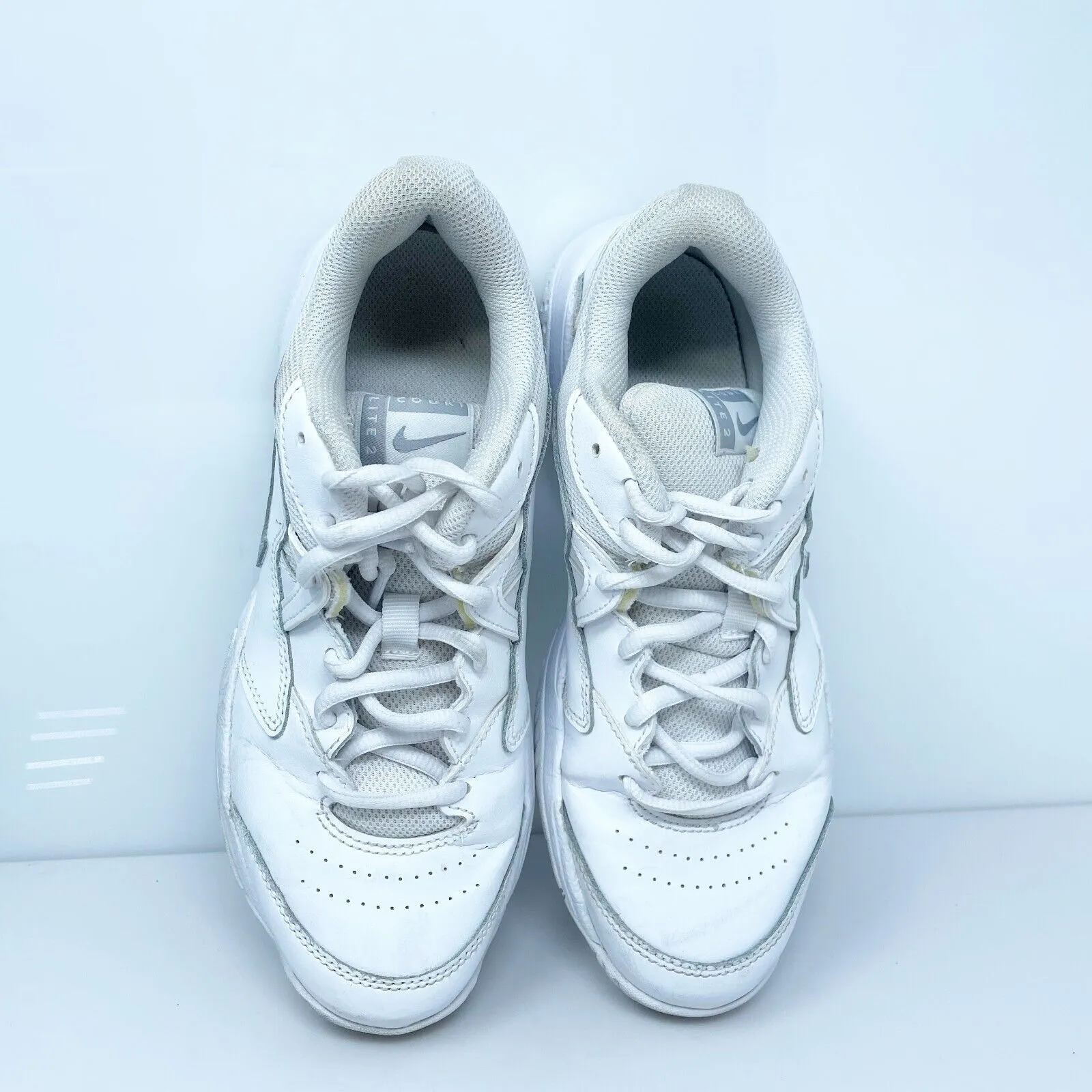 Nike Womens Court Lite 2 AR8838-101 White Running Shoes Sneakers Size 6.5