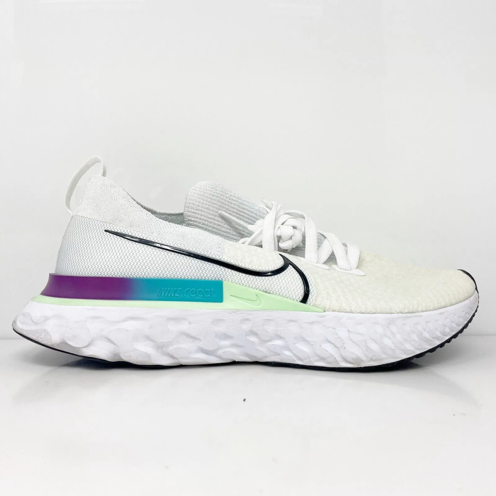 Nike Womens React Infinity Run FK CD4372-102 White Running Shoes Sneakers Size 9