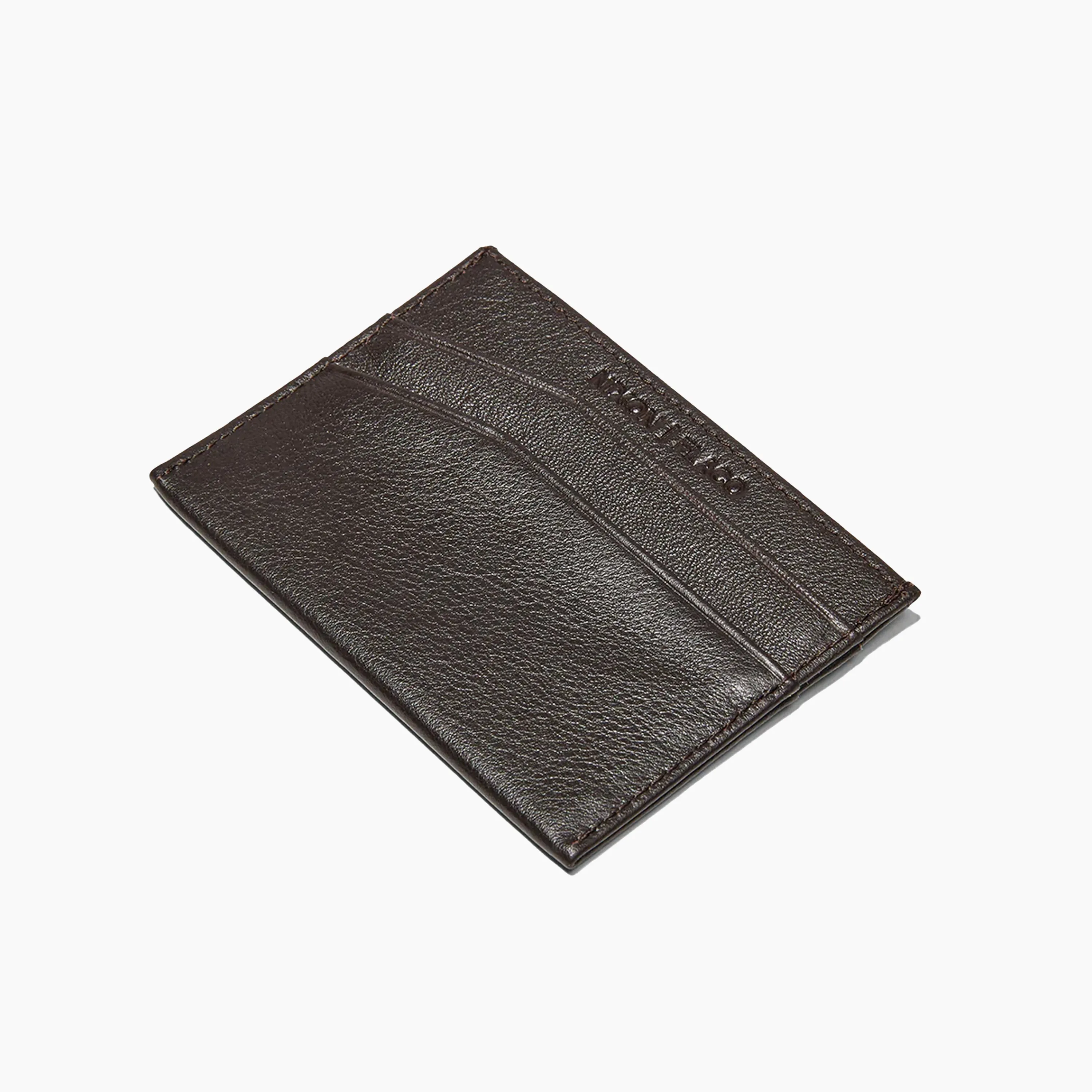 NIXON CARD HOLDER FLACO LEATHER BROWN - C2890