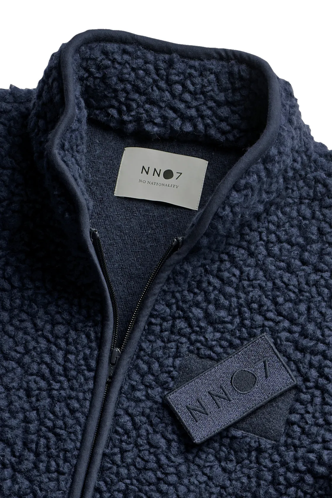 NN07 Morten Zip Fleece Navy