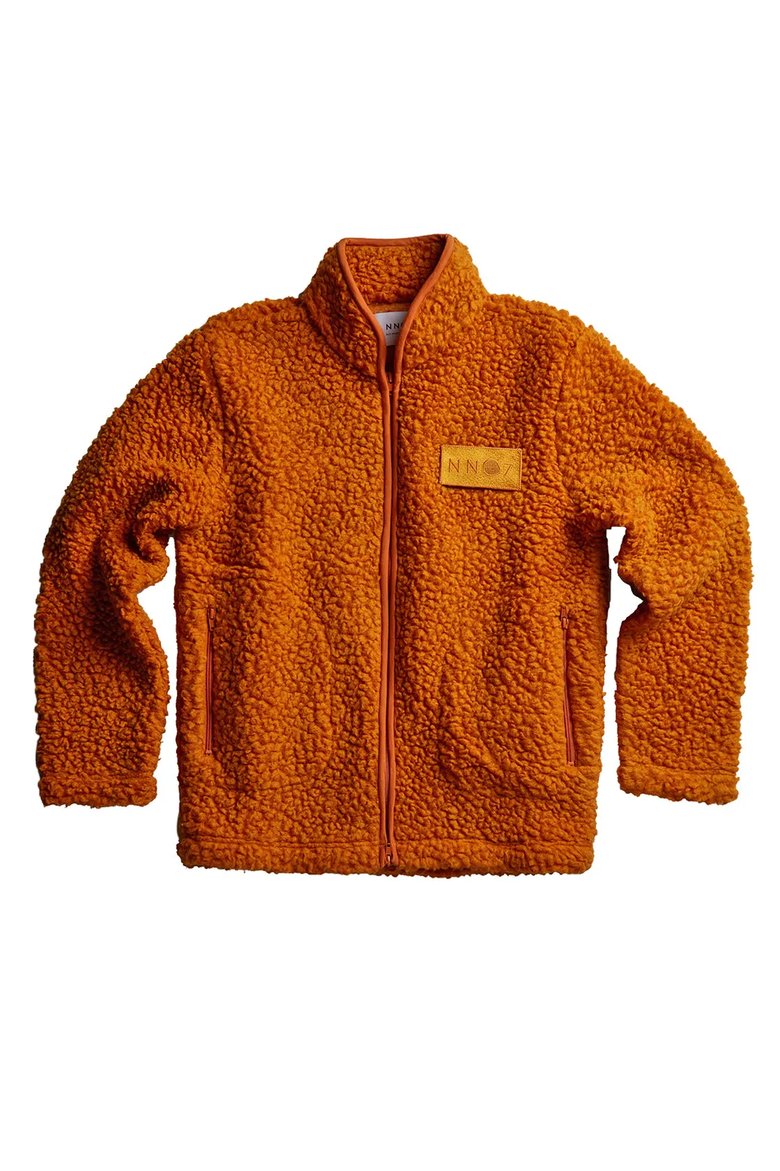 NN07 Morten Zip Fleece Pumpkin