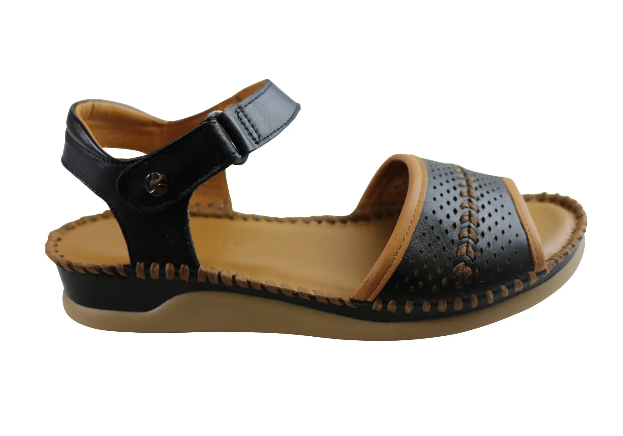 Orizonte Mellie Womens European Comfortable Leather Sandals