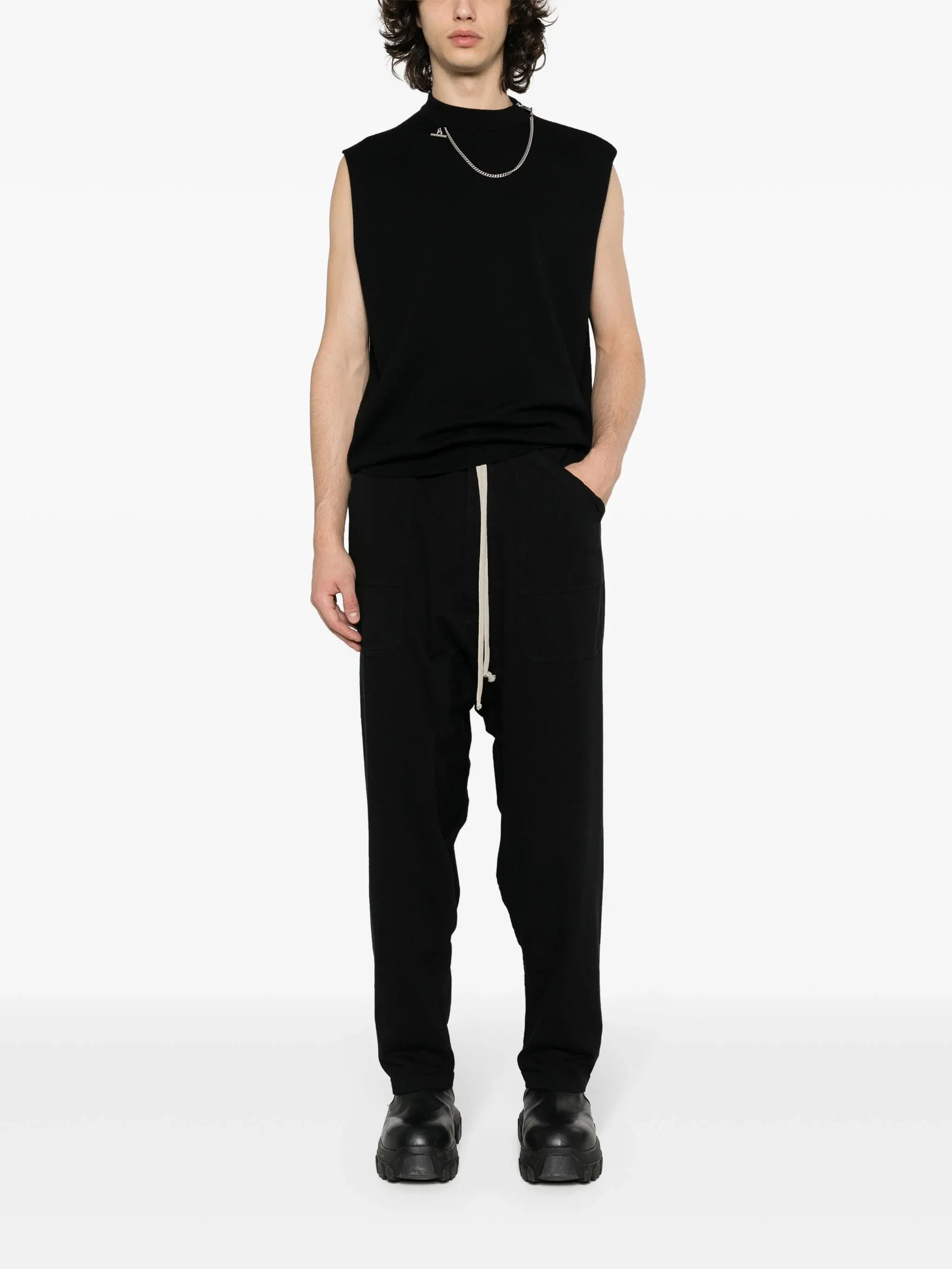 Pantaloni Classic Cargo Knit Pants - Black