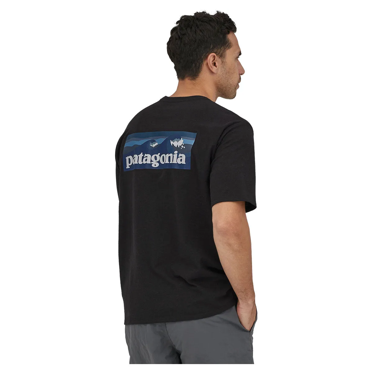 Patagonia Men's Boardshort Logo Pocket Responsibili-Tee