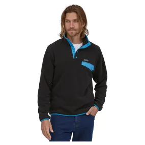 Patagonia Men's Lightweight Synchilla Snap-T Fleece Pullover - Black