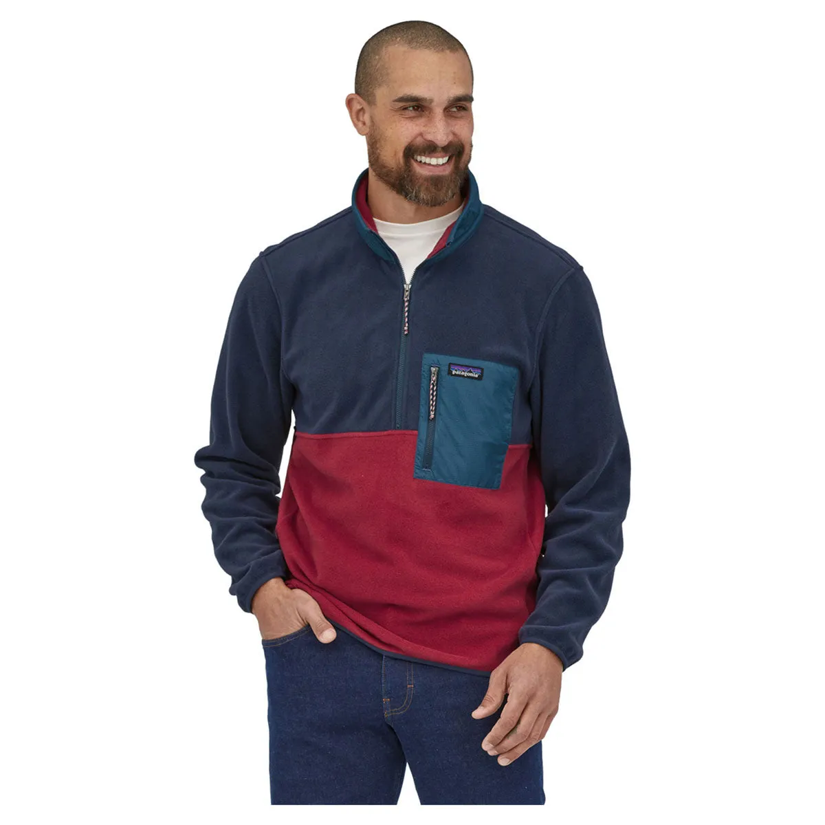 Patagonia Men's Microdini 1/2 Zip Pullover - Wax