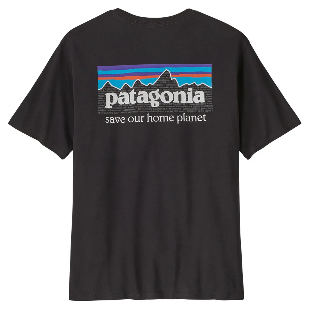 Patagonia Men's P-6 Mission Organic Cotton Tee - Ink Black