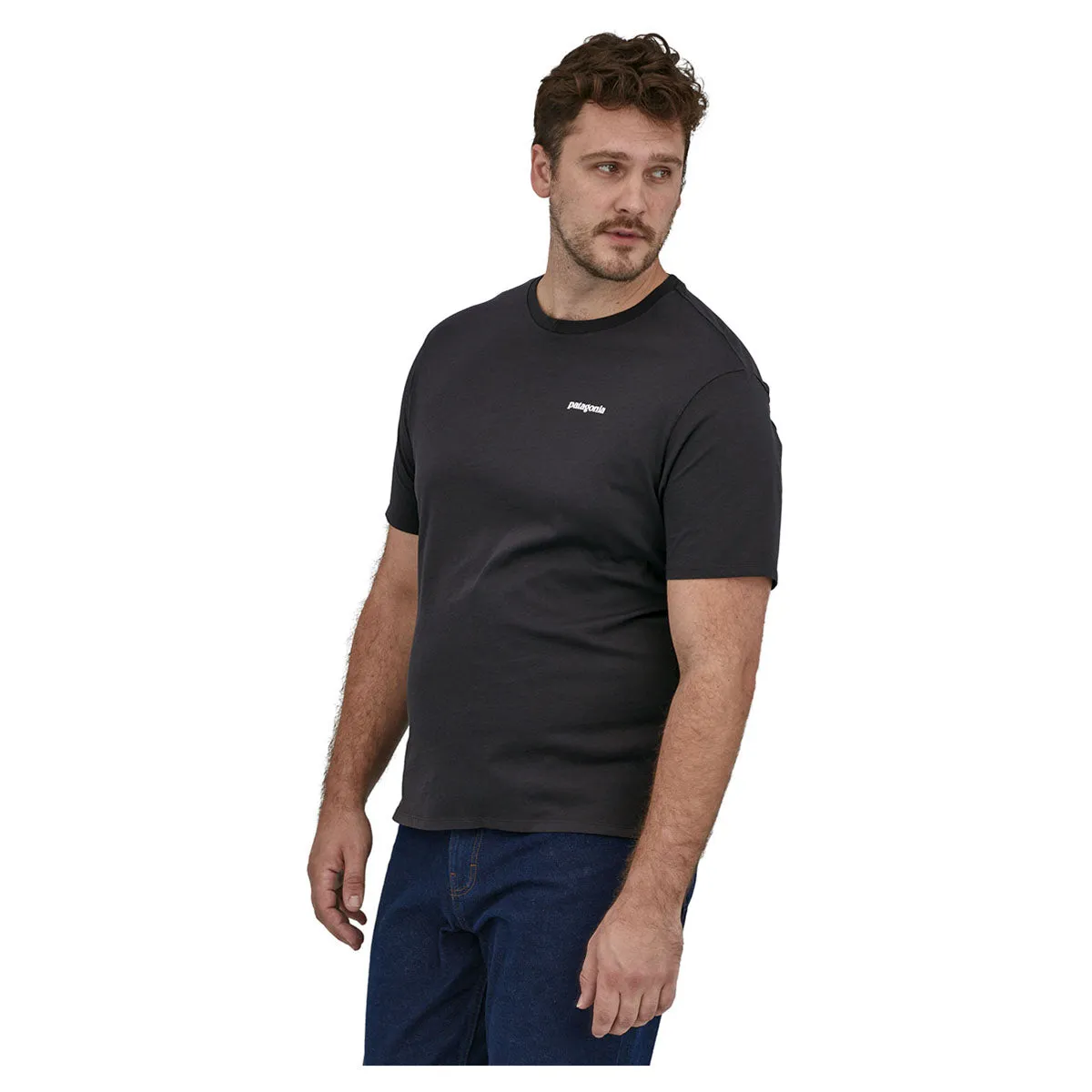 Patagonia Men's P-6 Mission Organic Cotton Tee - Ink Black