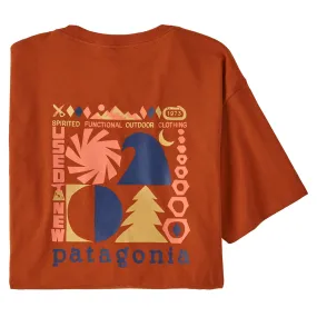 Patagonia Spirited Seasons Organic T-Shirt - Sandhill Rust