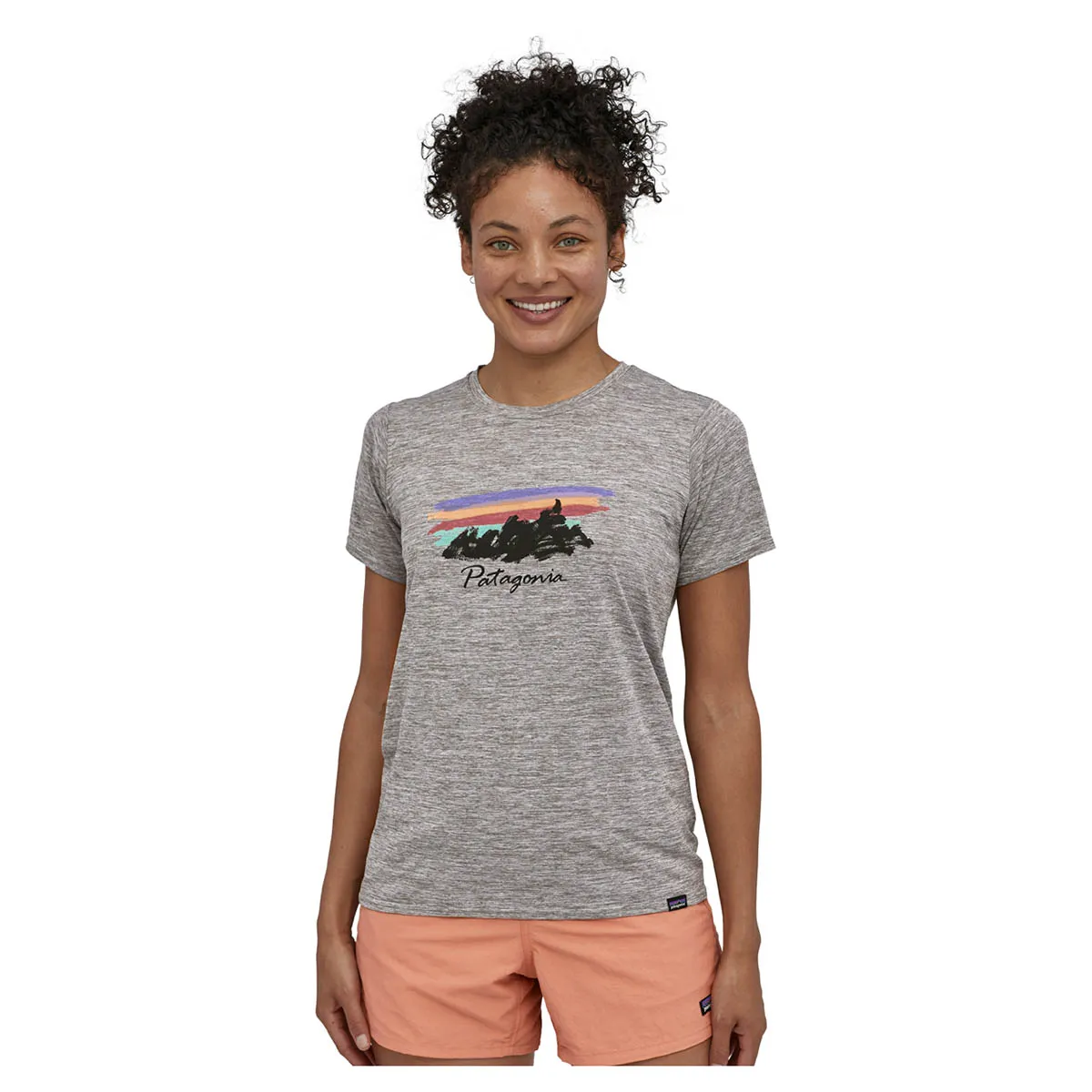 Patagonia Women's Capilene Cool Daily Graphic Shirt - Feather Grey