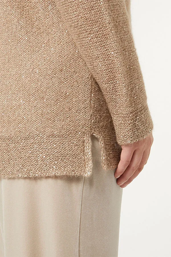 Persona (by Marina Rinaldi) LEVICO MOHAIR SEQUINNED SWEATER