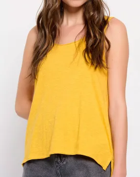 Plain cotton tank top