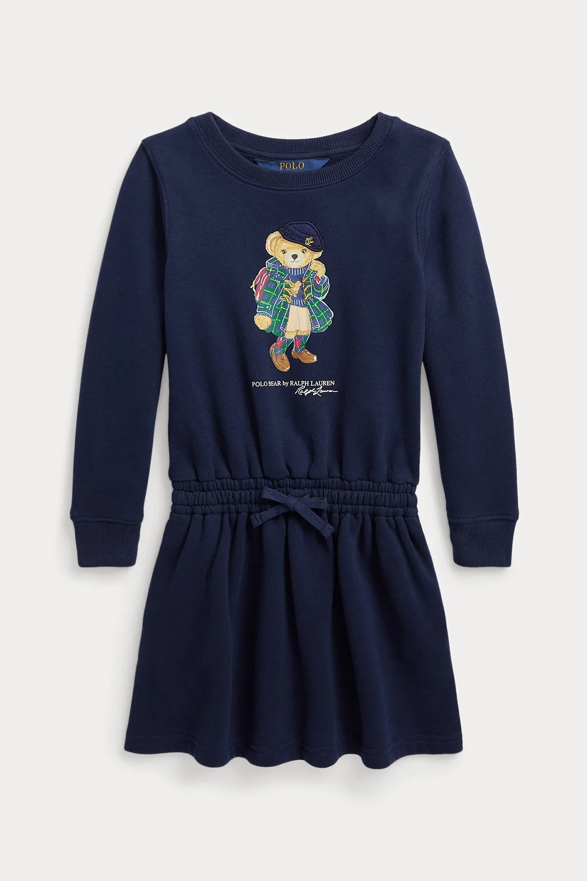 Polo Ralph Lauren Kids 5-6 Ya Kz ocuk Polo Bear Sweatshirt Elbise