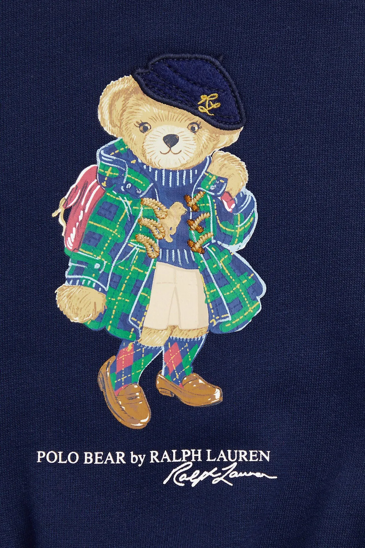 Polo Ralph Lauren Kids 5-6 Ya Kz ocuk Polo Bear Sweatshirt Elbise