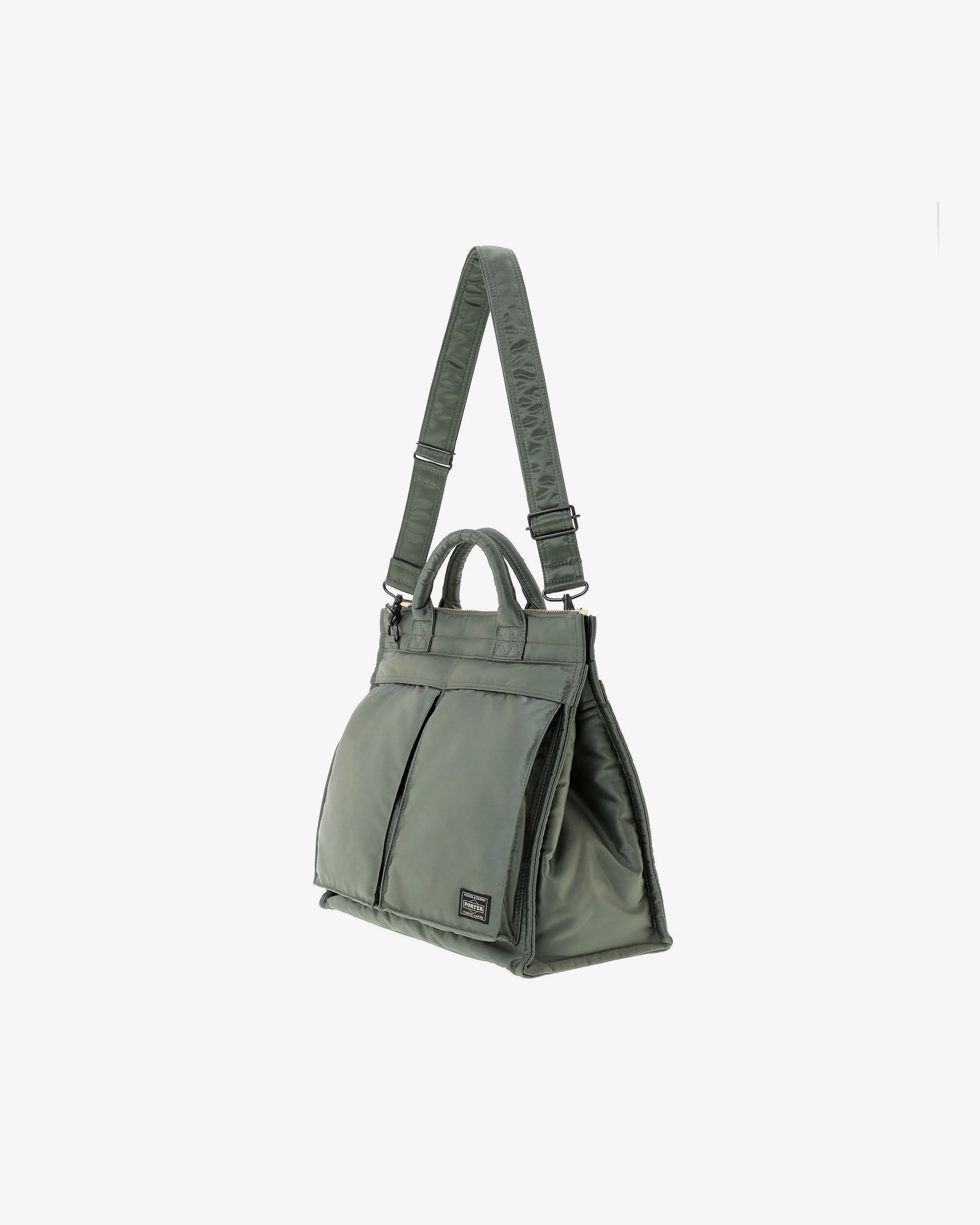 Porter Yoshida & Co. Tanker Square Tote Bag (L)  Green