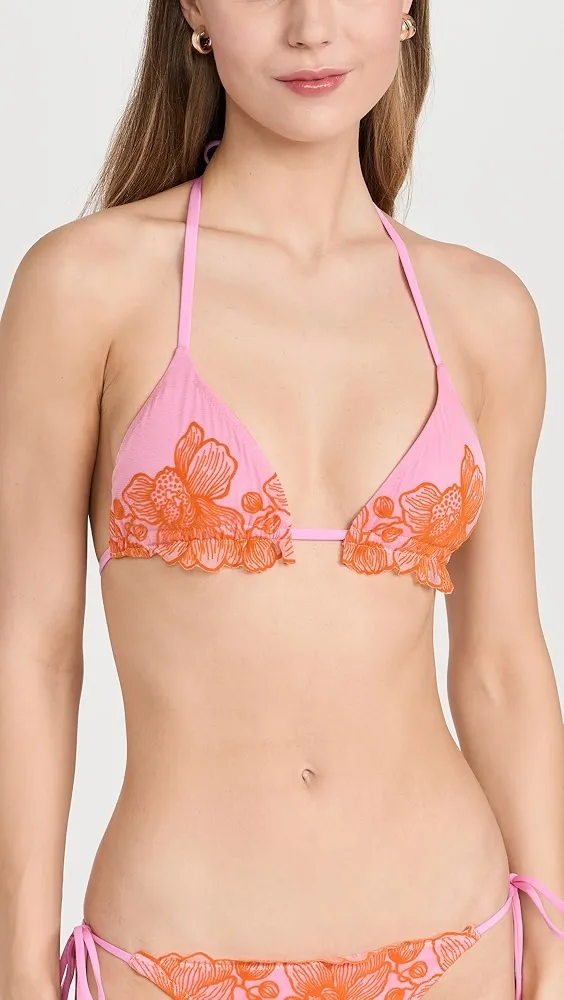 PQ Swim   Triangle Bikini Top 