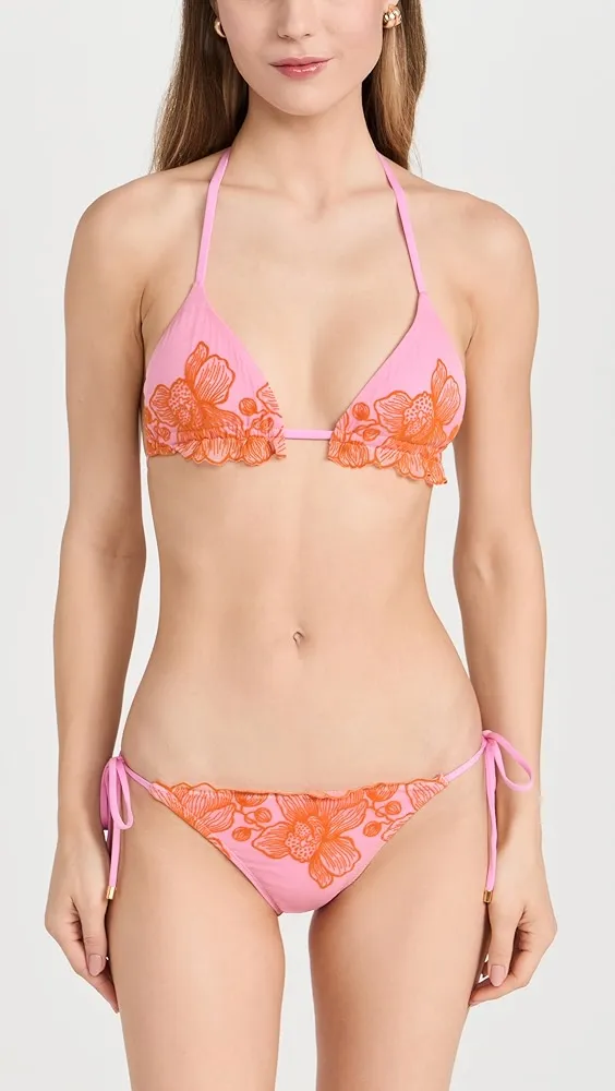 PQ Swim   Triangle Bikini Top 