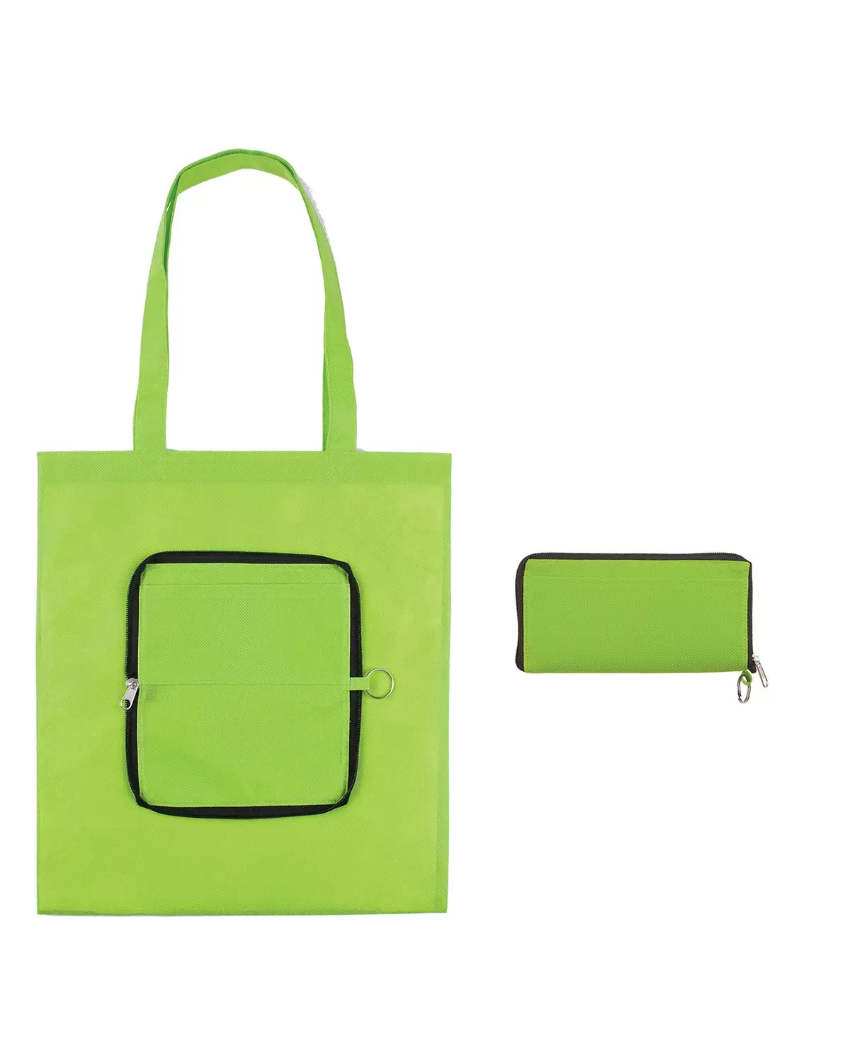 Promo Goods  BG132 Folding Zippin' Tote Bag SKU: BG132