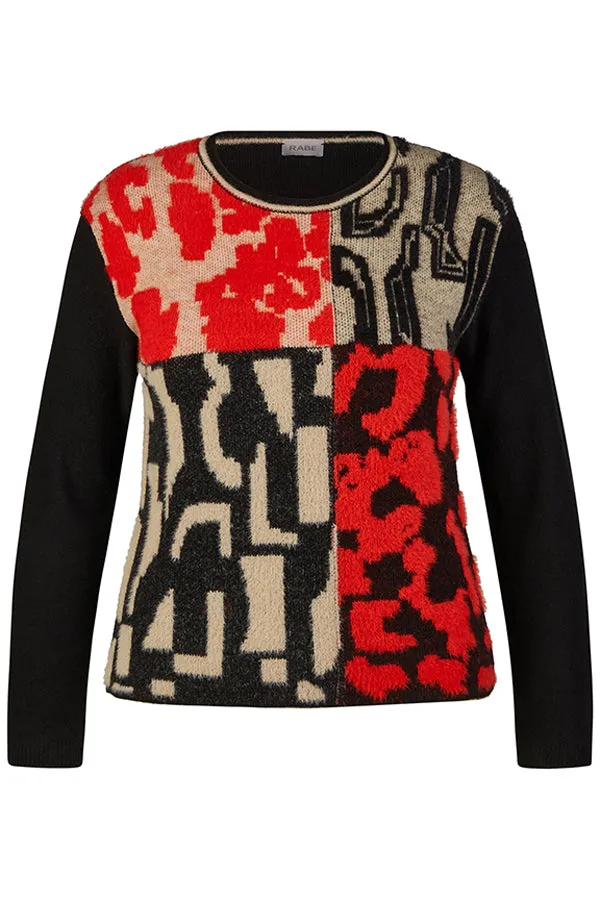 Rabe & LecomteABSTRACT PRINT SWEATER