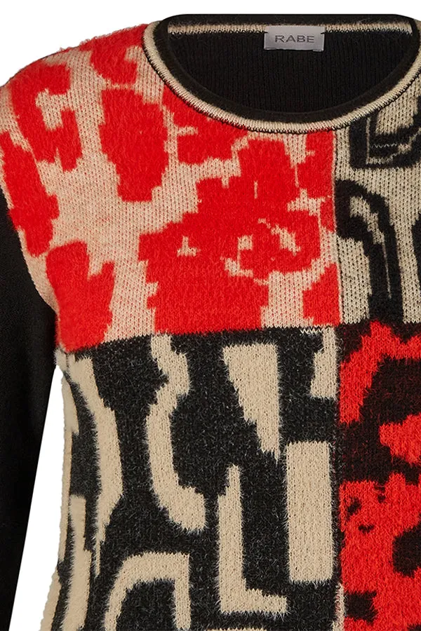 Rabe & LecomteABSTRACT PRINT SWEATER