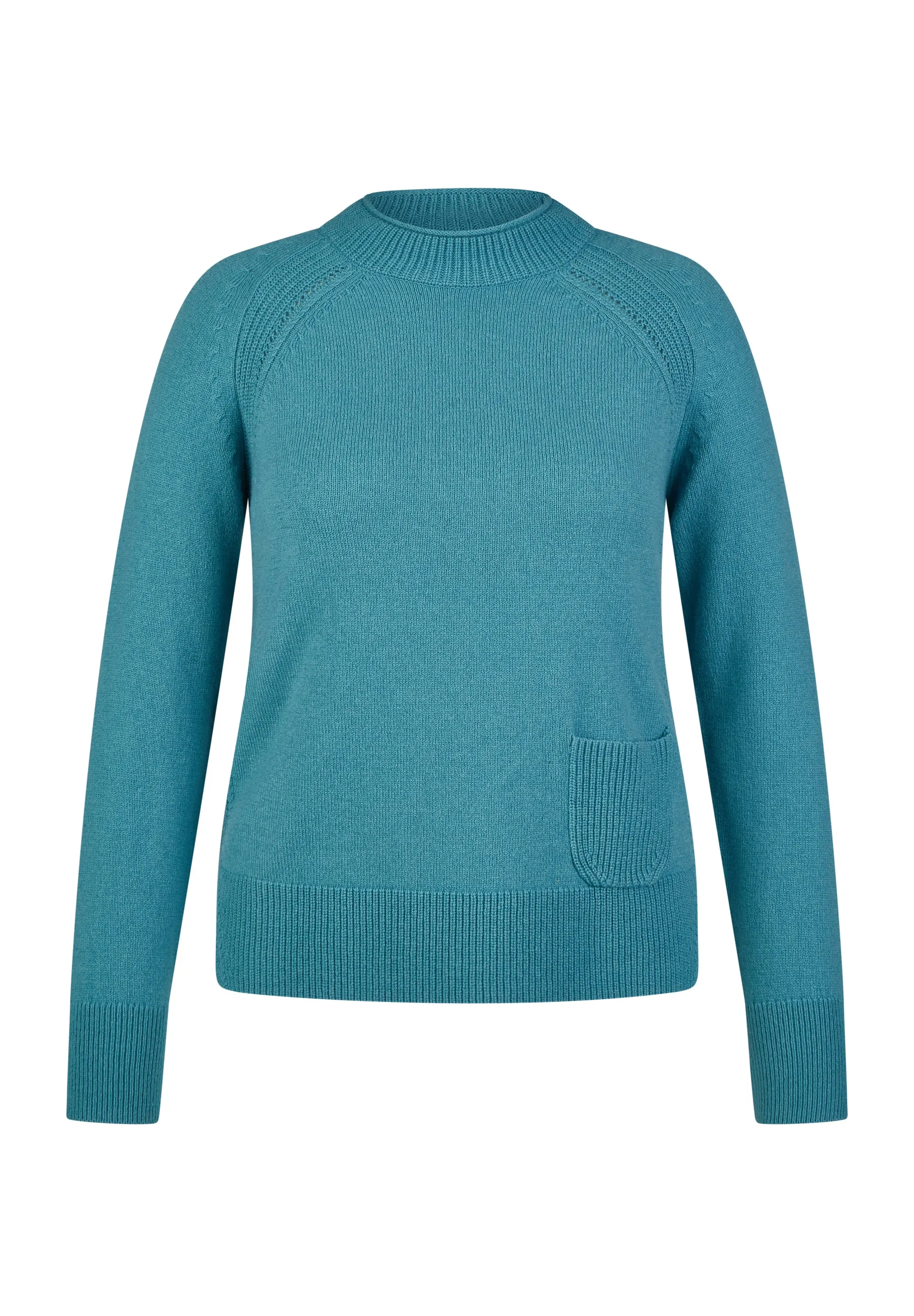 Rabe & LecomteBLUE KNIT CREWNECK SWEATER