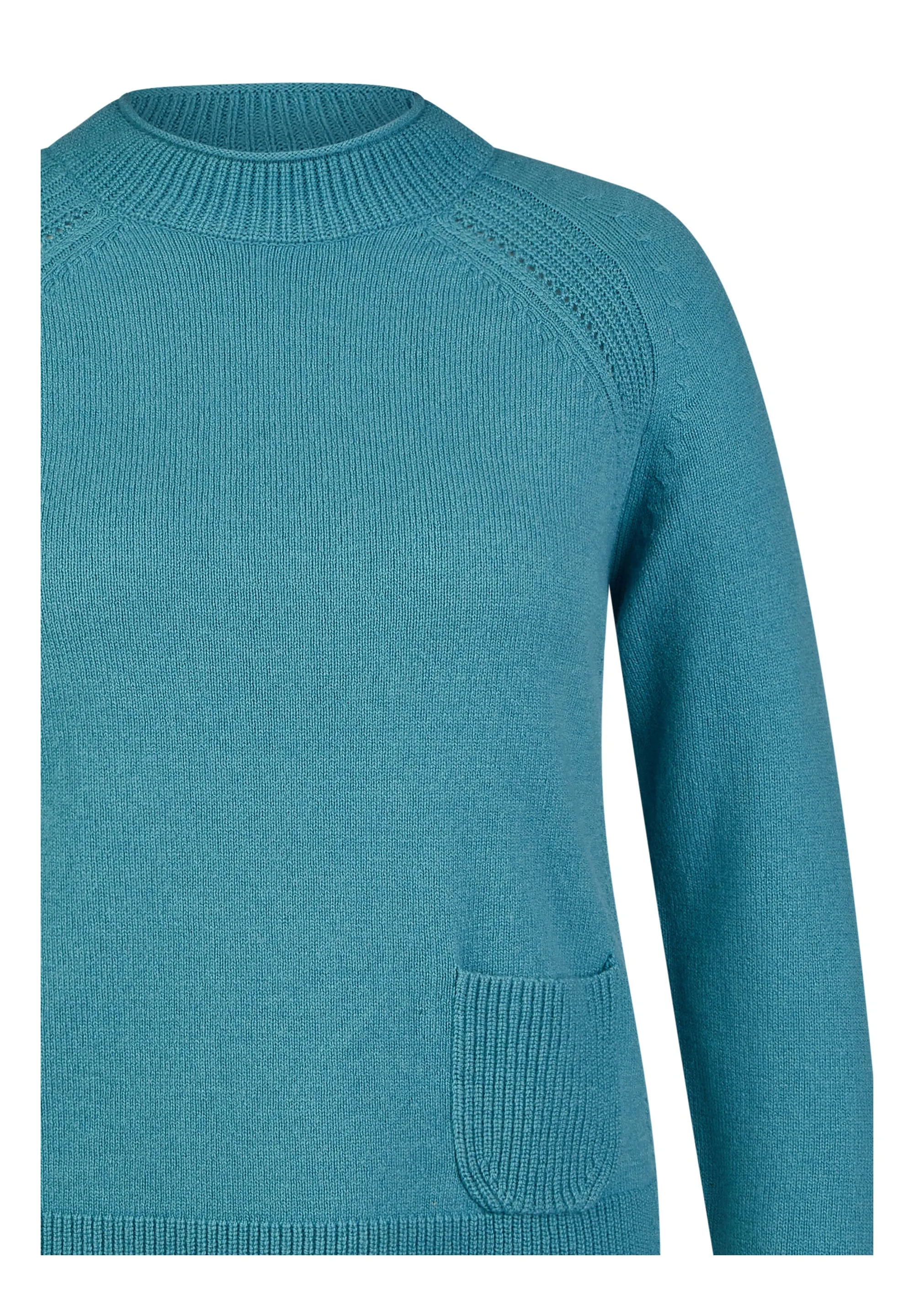 Rabe & LecomteBLUE KNIT CREWNECK SWEATER