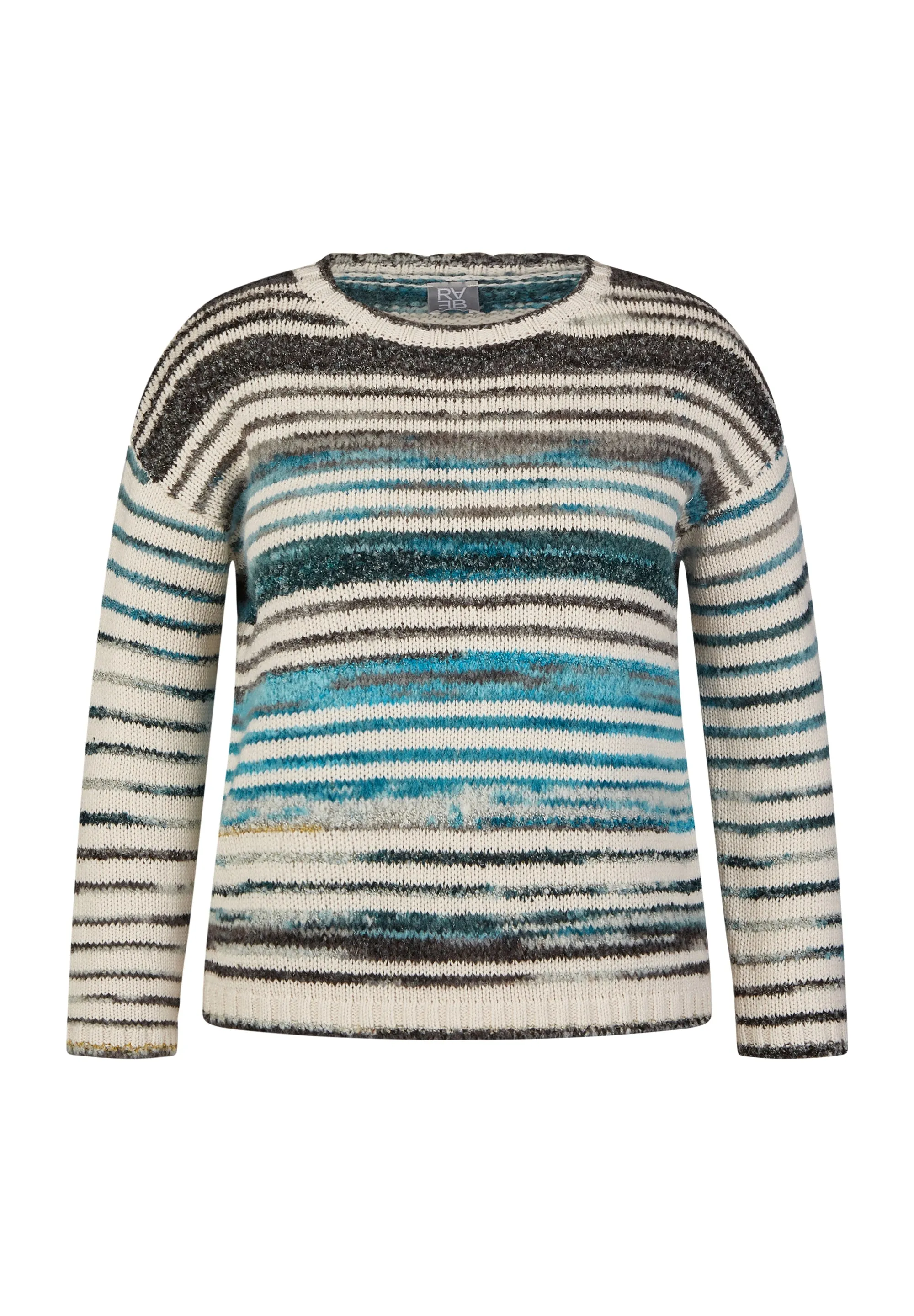 Rabe & LecomteBLUE STRIPED KNIT SWEATER