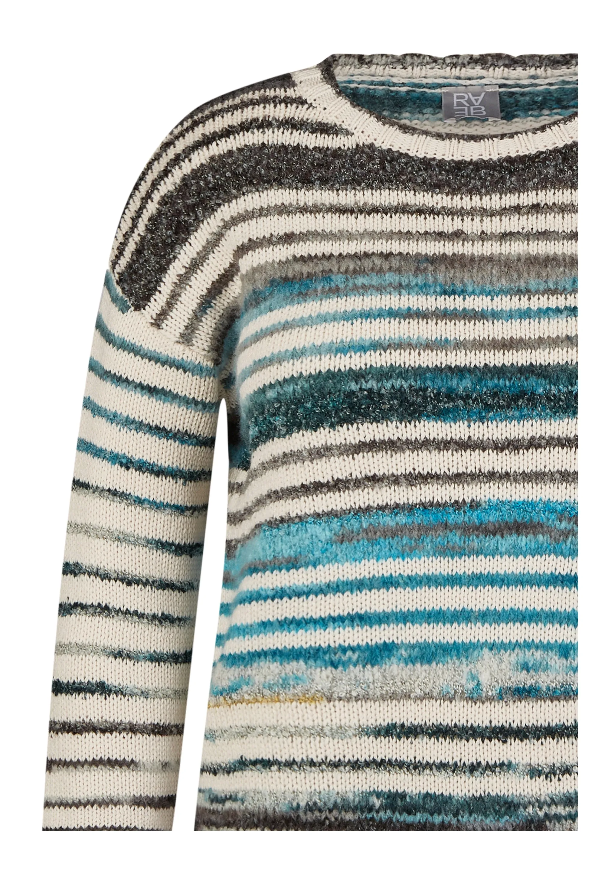 Rabe & LecomteBLUE STRIPED KNIT SWEATER