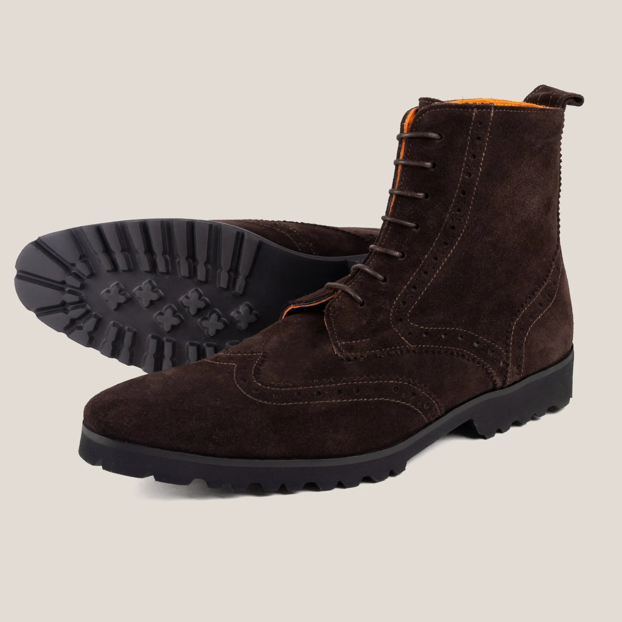 Ravenna Dark Brown Suede