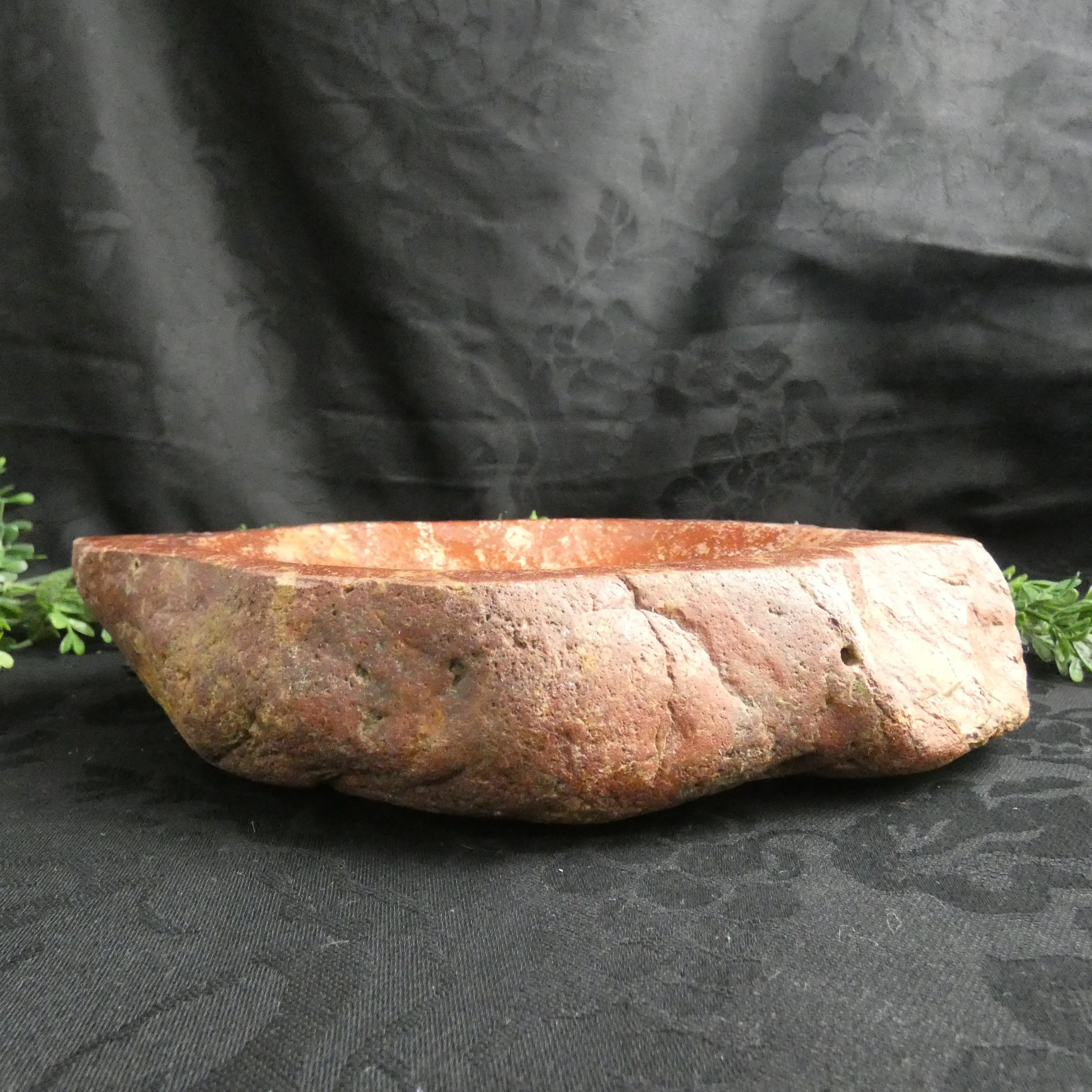 Red Jasper Replacing Petrified Wood Bowl