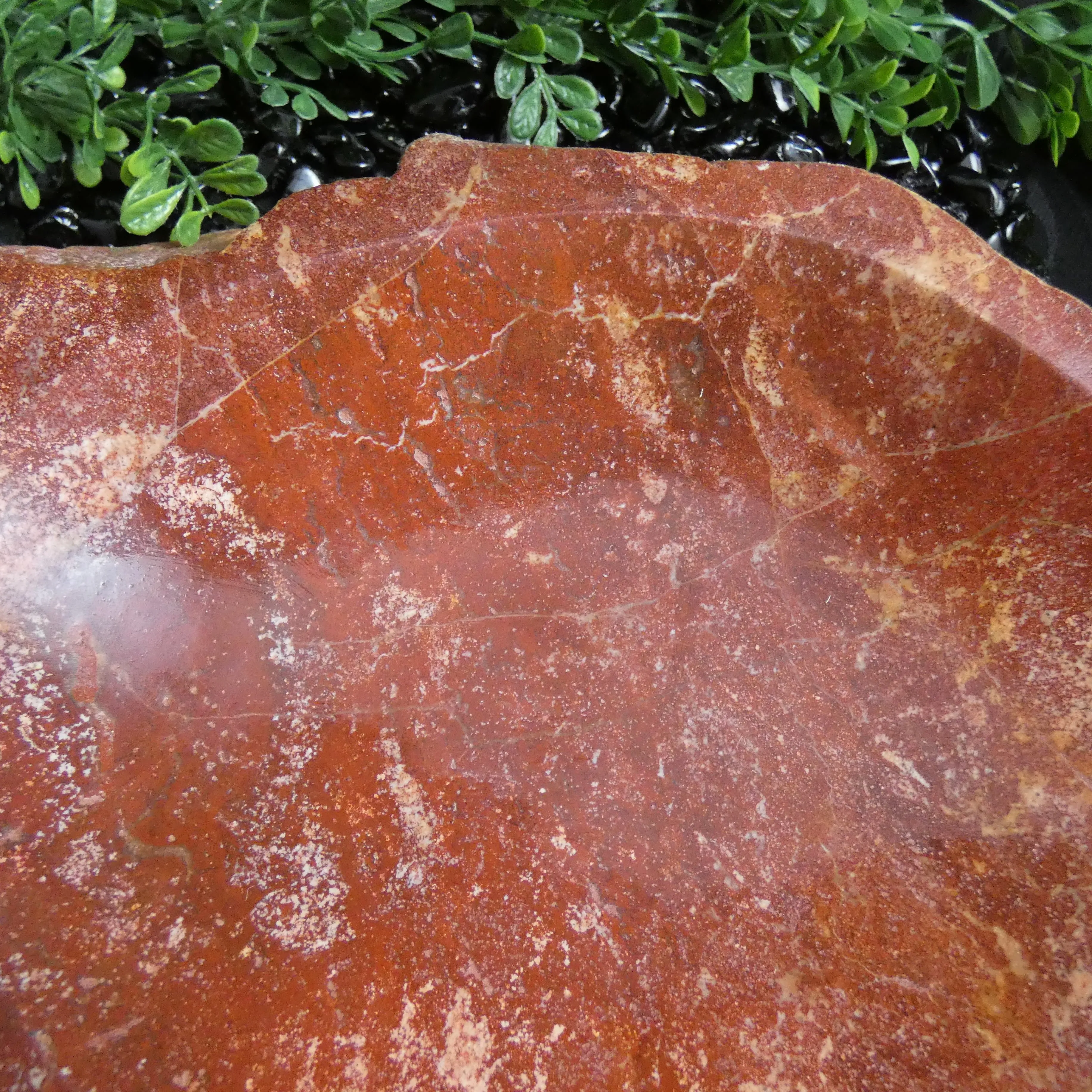 Red Jasper Replacing Petrified Wood Bowl