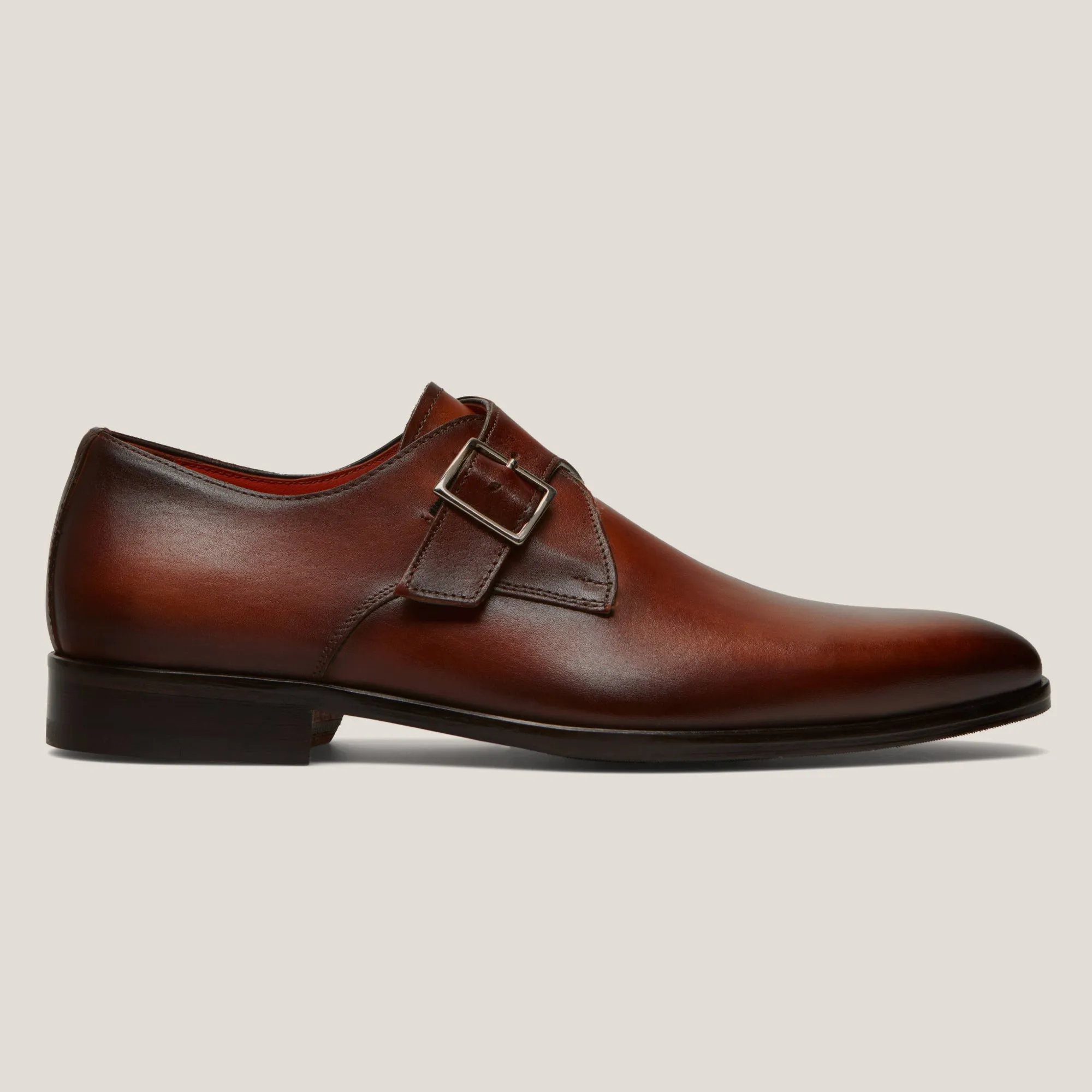 Roma Terra d'Oro Brown Leather Monkstraps