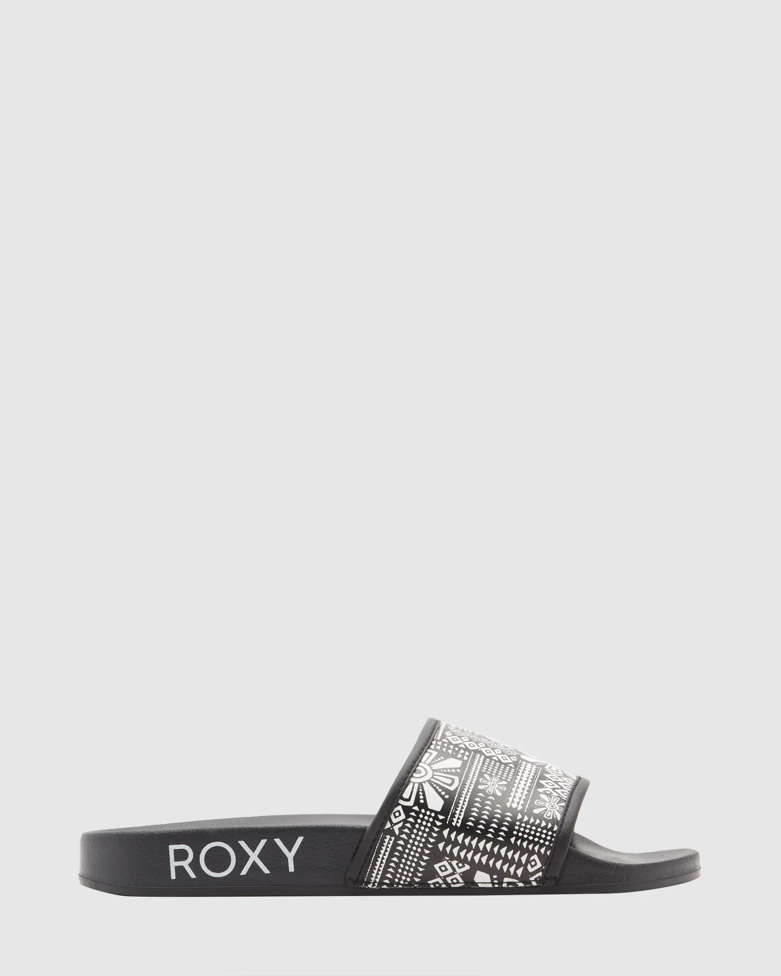 Roxy Womens Slippy Sandals - Black/White | SurfStitch