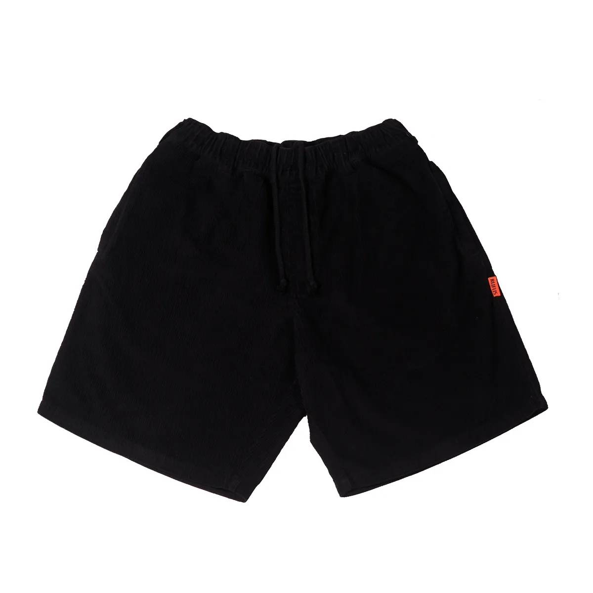 RUFUS - CORD SHORTS BLACK