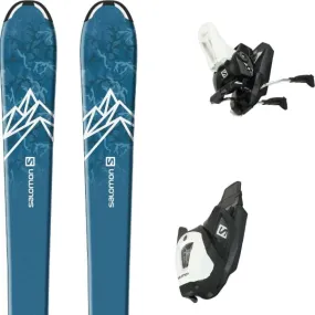 SALOMON-QST MAX JR M + E L6 GW J2 80 Unicolore  - Alpine ski set