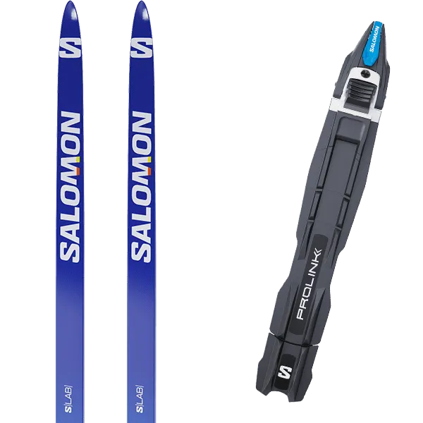 SALOMON-S/LAB SKATE JUNIOR + Fix - Cross-country ski set