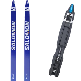 SALOMON-S/LAB SKATE JUNIOR + Fix - Cross-country ski set