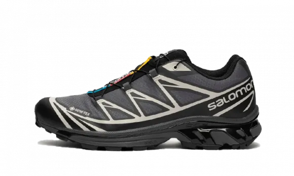 Salomon XT-6 Gore-Tex Sneakers in Black/Ebony