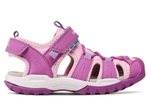 SANDALI GEOX BAMBINA J BOREALIS G.A. LYCRA DBK PURPLE/PINK J250WA 01550 C8224 TG.36/38/39