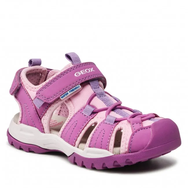 SANDALI GEOX BAMBINA J BOREALIS G.A. LYCRA DBK PURPLE/PINK J250WA 01550 C8224 TG.36/38/39