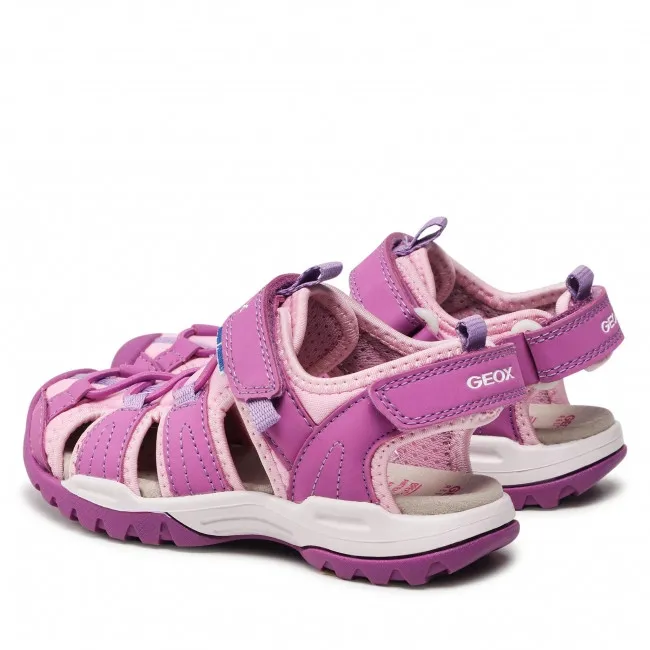 SANDALI GEOX BAMBINA J BOREALIS G.A. LYCRA DBK PURPLE/PINK J250WA 01550 C8224 TG.36/38/39