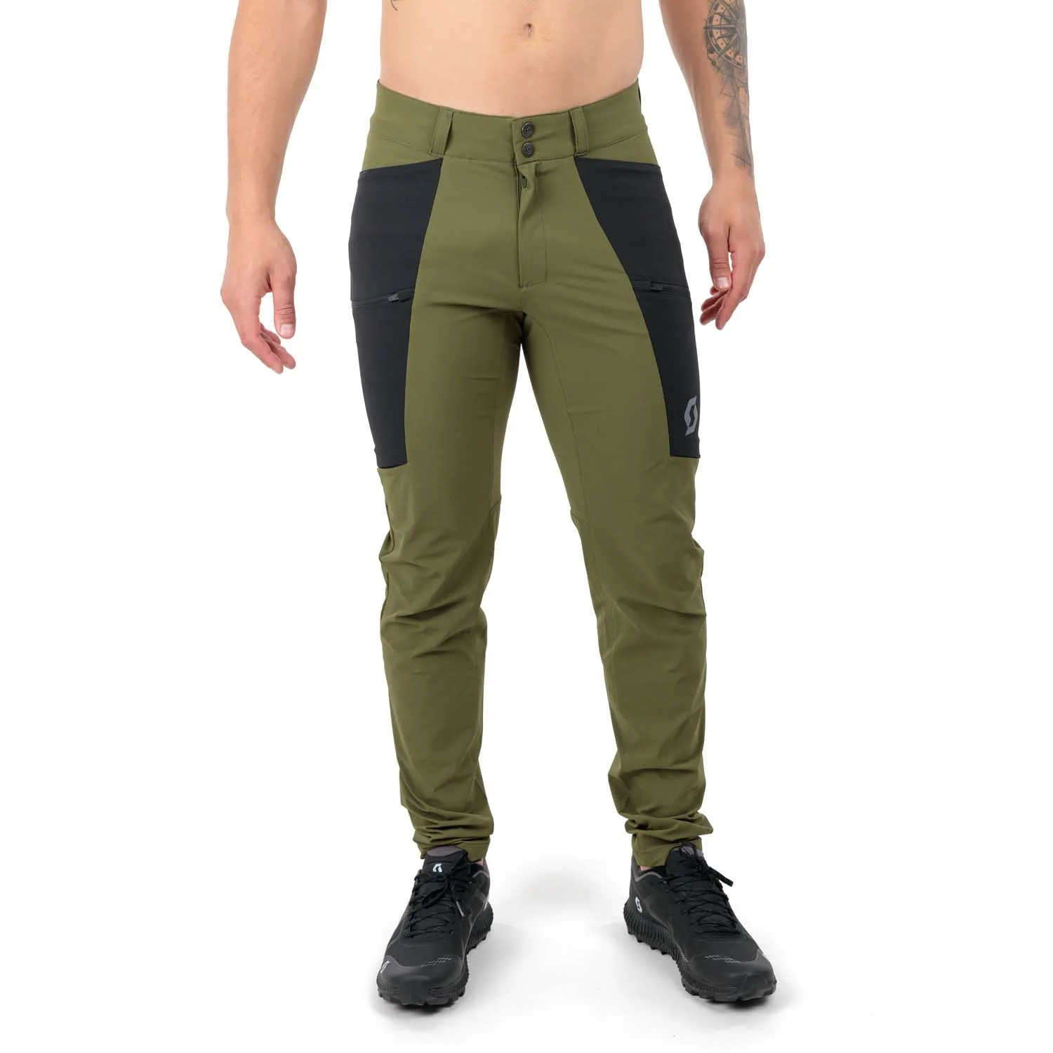 Scott Explorair Tech Pantaloni  Fir Green/Black