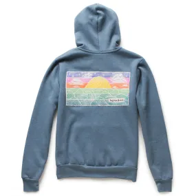 Seapod x Thalia Surf Sunset Zip Up Womens Fleece