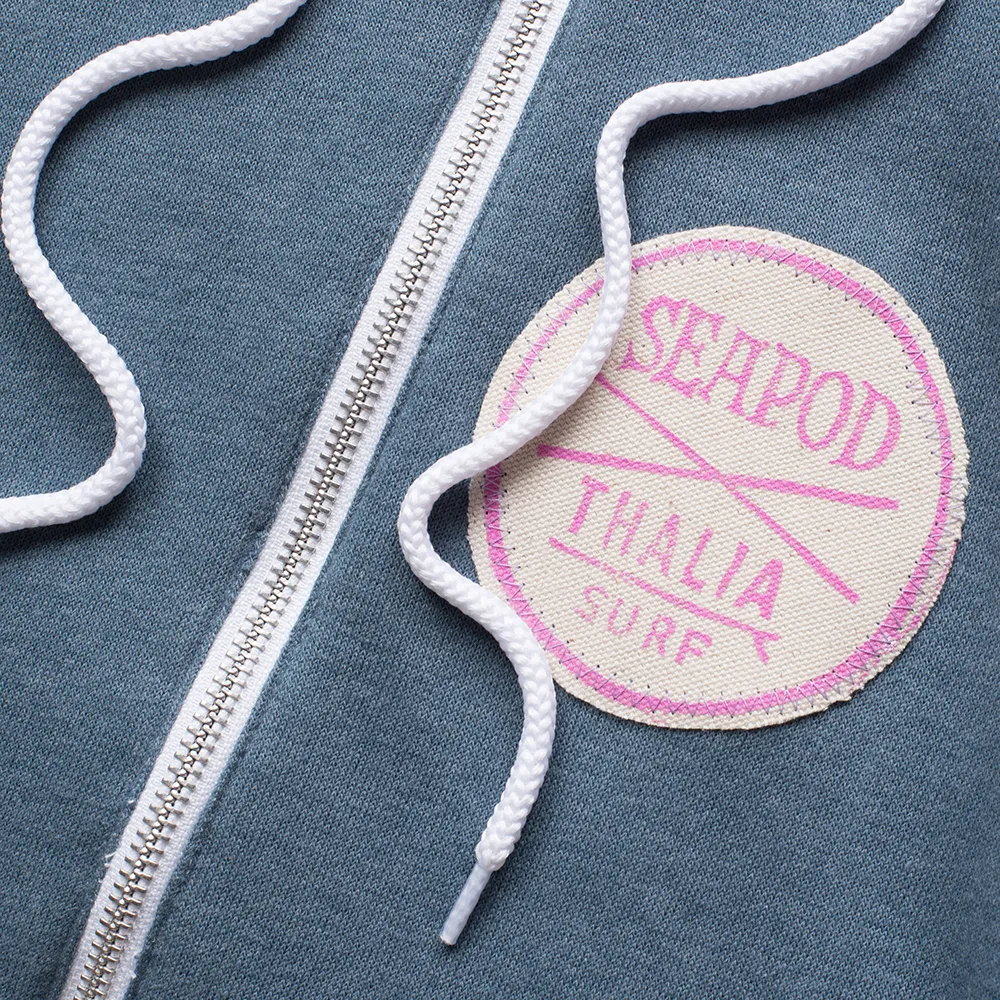 Seapod x Thalia Surf Sunset Zip Up Womens Fleece