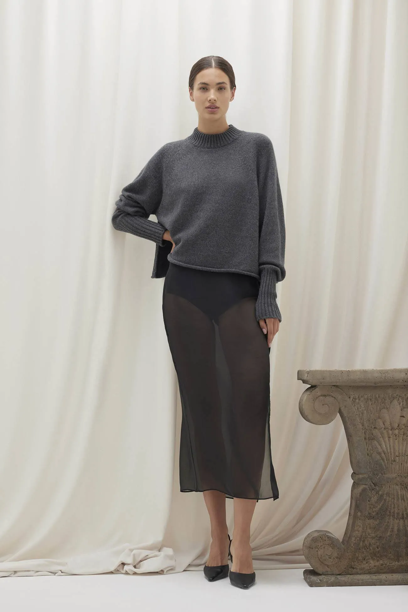 SICILIY CASHMERE CREWNECK SWEATER