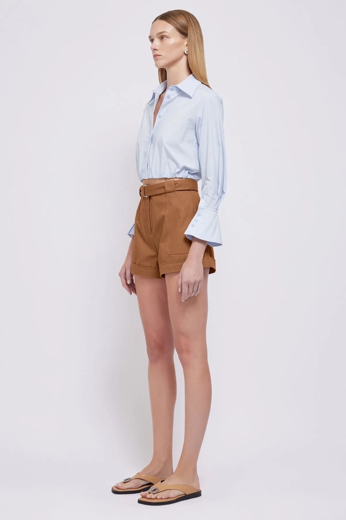 Simkhai Lourie Belted Shorts